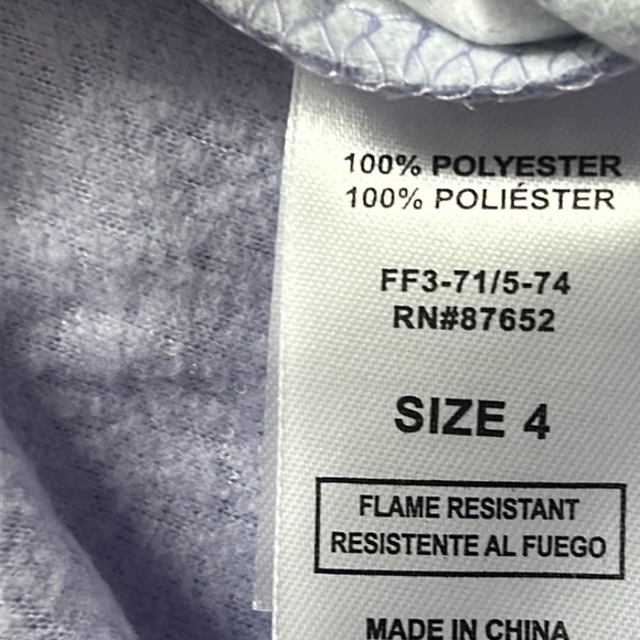 Frozen Elsa and Anna one piece costume/pajamas Size 4. NWT. - Picture 8 of 8